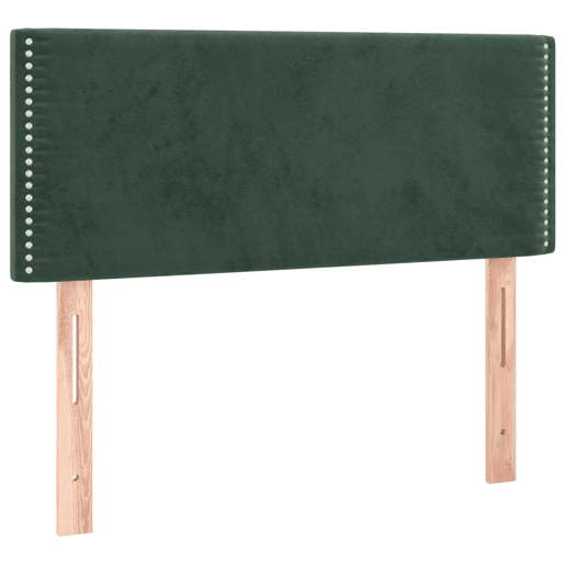 vidaXL Cabeceira de cama veludo 80x5x7888 cm verde-escuro