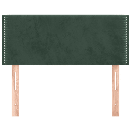 vidaXL Cabeceira de cama veludo 80x5x7888 cm verde-escuro