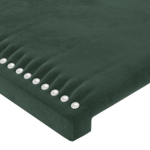 vidaXL Cabeceira de cama veludo 80x5x7888 cm verde-escuro