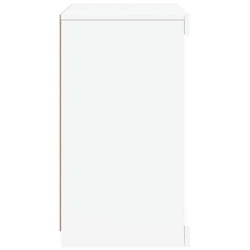 vidaXL Aparador com luzes LED 41x37x67 cm branco vidaXL Aparador com luzes LED 41x37x67 cm branco