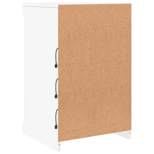 vidaXL Aparador com luzes LED 41x37x67 cm branco vidaXL Aparador com luzes LED 41x37x67 cm branco