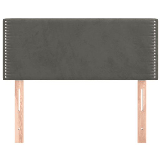vidaXL Cabeceira de cama veludo 90x5x7888 cm cinzento-escuro vidaXL Cabeceira de cama veludo 90x5x7888 cm cinzento-escuro