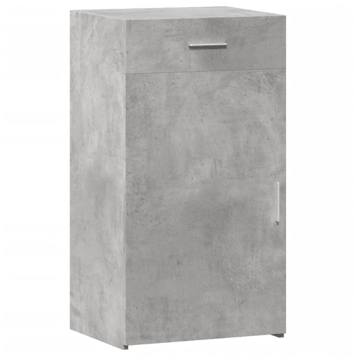 vidaXL Aparador 50x42,5x93 cm derivados de madeira cinzento cimento