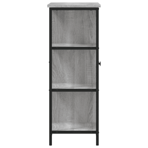 vidaXL Aparador 70x30x80 cm derivados de madeira cinzento sonoma