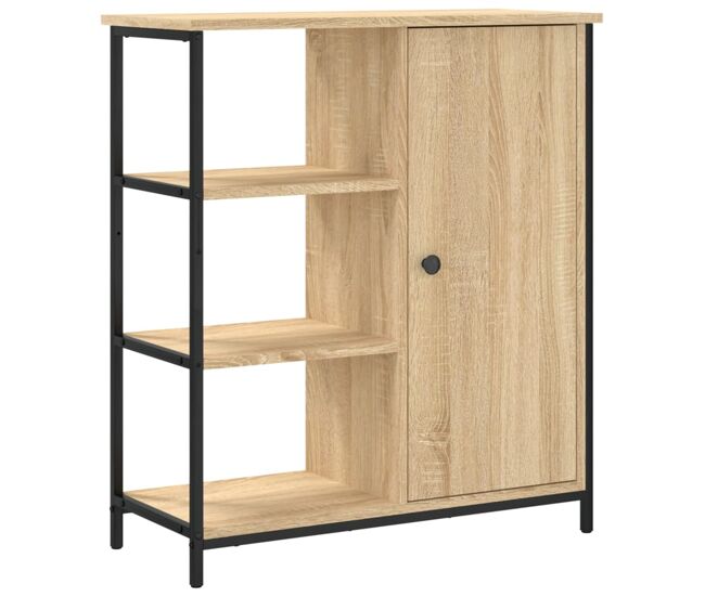 Vidaxl aparador roble sonoma 70x30x80 cm madera de ingeniería
