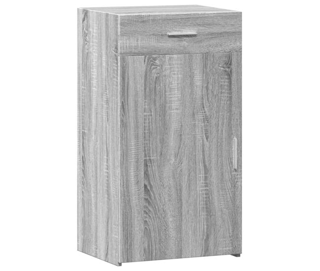 Vidaxl aparador de madera de ingeniería gris sonoma 50x42,5x93 cm