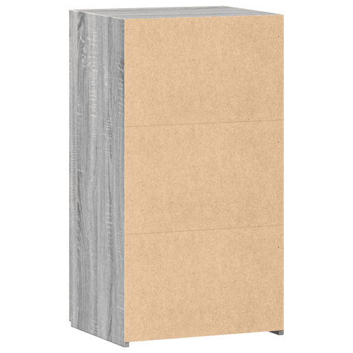 vidaXL Aparador 50x42,5x93 cm derivados de madeira cinzento sonoma