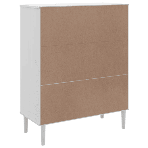 vidaXL Móvel alto SENJA aspeto vime 90x40x112 cm pinho maciço branco vidaXL Móvel alto SENJA aspeto vime 90x40x112 cm pinho maciço branco