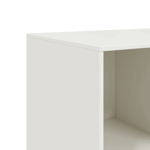 vidaXL Aparador 99x39x73 cm aço branco