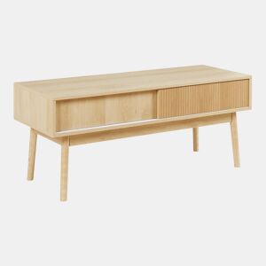 Armário TV Landskrona com 2 portas de correr MDF 115x40x48 cm - Carvalho en.casa
