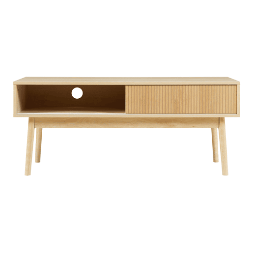 Armário TV Landskrona com 2 portas de correr MDF 115x40x48 cm - Carvalho en.casa