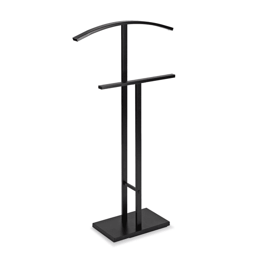 Cabideiro Versa Lund Preto Aço 20 x 100 x 52 cm