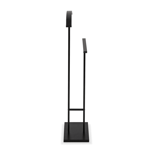 Cabideiro Versa Lund Preto Aço 20 x 100 x 52 cm