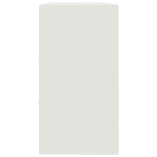 vidaXL Aparador 99x39x73 cm aço branco