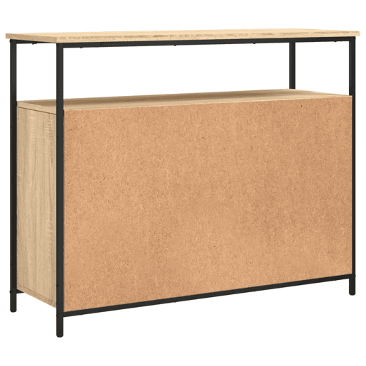 vidaXL Aparador 100x35x80 cm derivados de madeira carvalho sonoma
