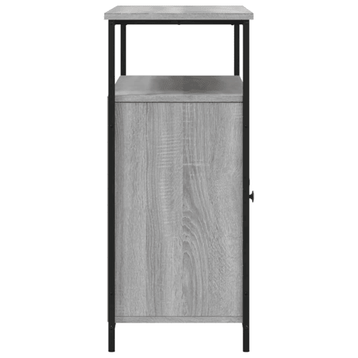 vidaXL Aparador 100x35x80 cm derivados de madeira cinzento sonoma