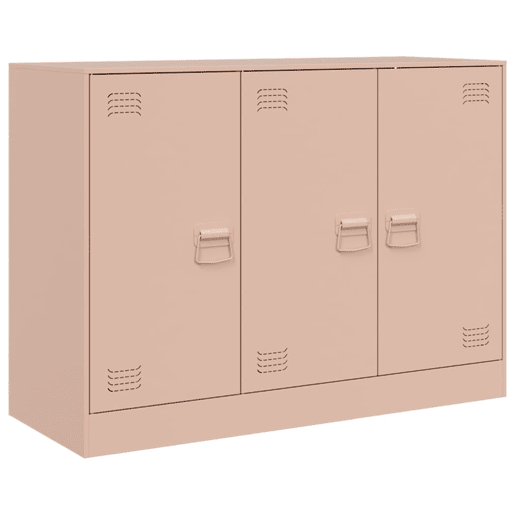 vidaXL Aparador 99x39x73 cm aço rosa vidaXL Aparador 99x39x73 cm aço rosa