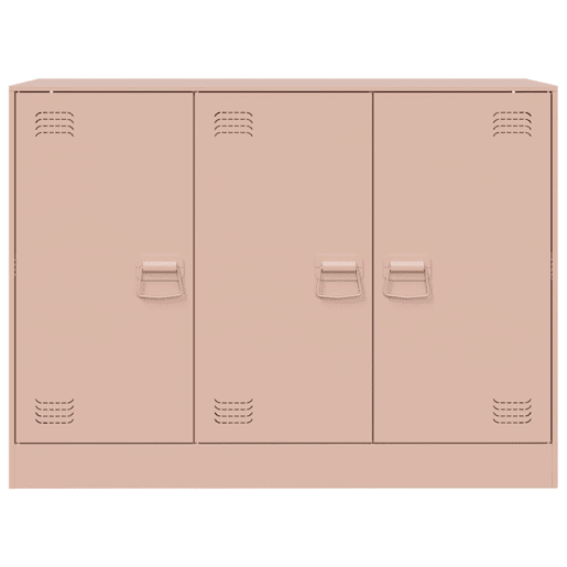 vidaXL Aparador 99x39x73 cm aço rosa vidaXL Aparador 99x39x73 cm aço rosa