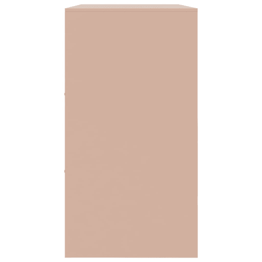 vidaXL Aparador 99x39x73 cm aço rosa vidaXL Aparador 99x39x73 cm aço rosa