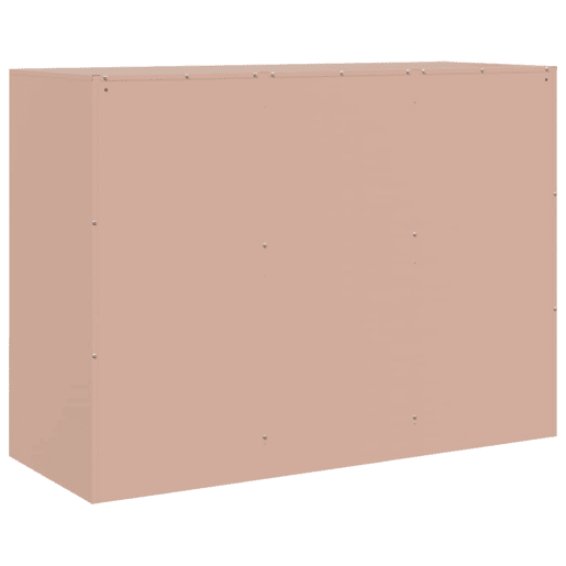 vidaXL Aparador 99x39x73 cm aço rosa vidaXL Aparador 99x39x73 cm aço rosa