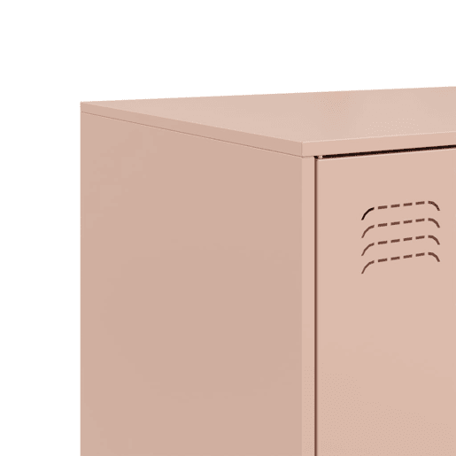 vidaXL Aparador 99x39x73 cm aço rosa vidaXL Aparador 99x39x73 cm aço rosa