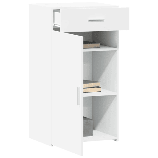 vidaXL Aparador 50x42,5x93 cm derivados de madeira branco vidaXL Aparador 50x42,5x93 cm derivados de madeira branco