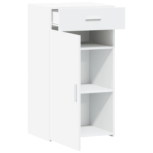 vidaXL Aparador 50x42,5x93 cm derivados de madeira branco vidaXL Aparador 50x42,5x93 cm derivados de madeira branco