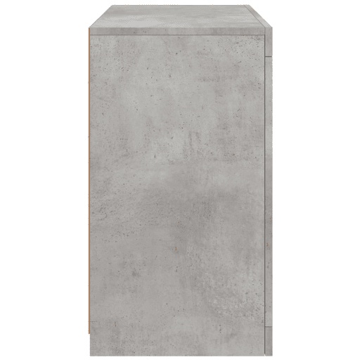 vidaXL Aparador com luzes LED 60,5x37x67 cm cinzento cimento