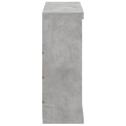 vidaXL Aparador com luzes LED 81x37x100 cm cinzento cimento vidaXL Aparador com luzes LED 81x37x100 cm cinzento cimento