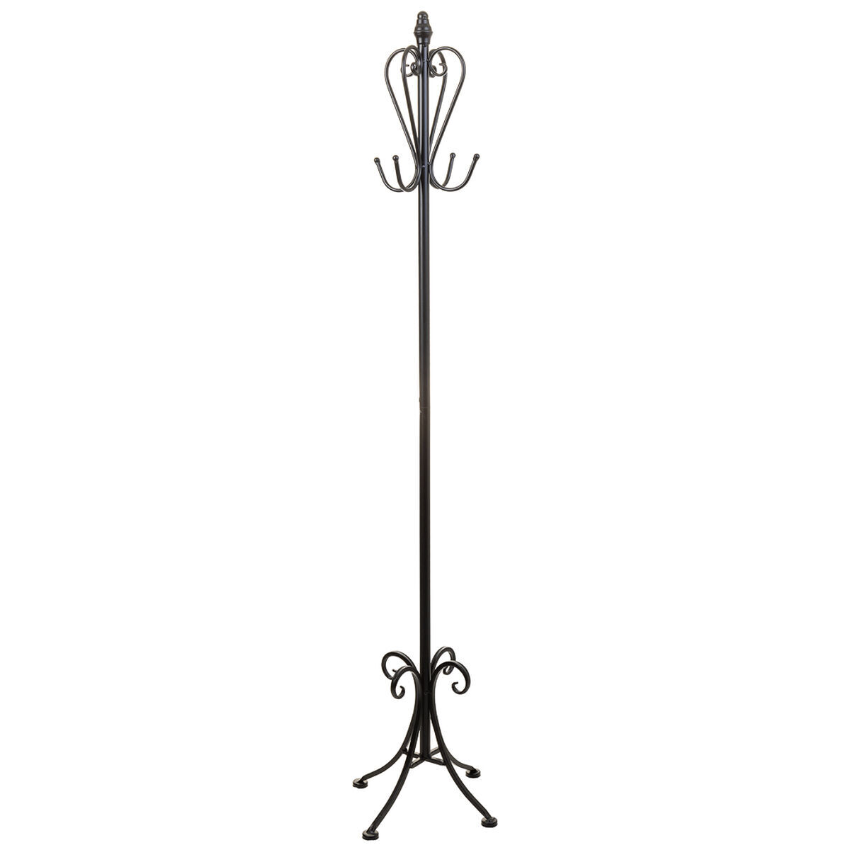 Perchero de pie alexandra house living negro 90 x 214 x 161 cm