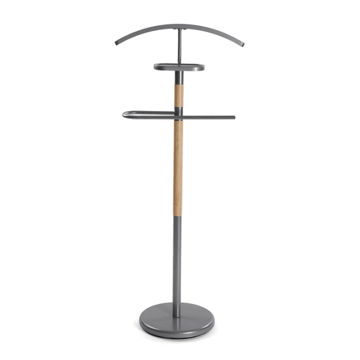 Cabideiro Versa Holstebro Cinzento Madeira Natural 28,8 x 112 x 46,5 cm