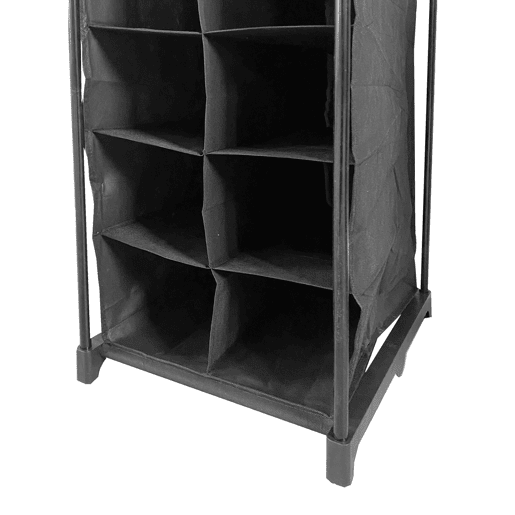 Cabide para guarda-roupa Nyana Home | Organizador de roupas | 12 prateleiras | 2 Cabides de várias alturas | 158x50x207cm