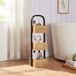 Estantería para baño Tervola con 3 cestas Estantería para baño Tervola con 3 cestas Negro/ Madera