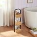 Estantería para baño Tervola con 3 cestas Estantería para baño Tervola con 3 cestas Negro/ Madera