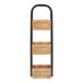 Estantería para baño Tervola con 3 cestas Estantería para baño Tervola con 3 cestas Negro/ Madera