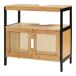 Mueble para debajo del lavabo Tervola MDF Mueble para debajo del lavabo Tervola MDF Negro