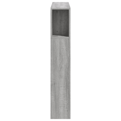 vidaXL Cabeceira c LEDs 100x18,5x103,5 cm sonoma cinzento vidaXL Cabeceira c LEDs 100x18,5x103,5 cm sonoma cinzento