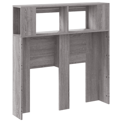 vidaXL Cabeceira c LEDs 100x18,5x103,5 cm sonoma cinzento vidaXL Cabeceira c LEDs 100x18,5x103,5 cm sonoma cinzento