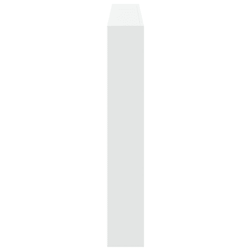 vidaXL Armário de cabeceira com luzes LED 160x17x102 cm branco