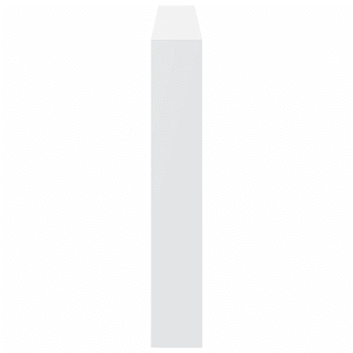vidaXL Armário de cabeceira com luzes LED 180x17x102 cm branco