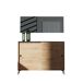 Aparador Kamet Moderno de Almacenaje Salón 120 Aparador Kamet Moderno de Almacenaje Salón 120 Negro/ Madera