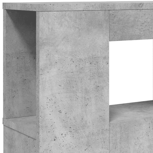 vidaXL Cabeceira c LEDs 200x18,5x103,5cm deriv. madeira cinza cimento vidaXL Cabeceira c LEDs 200x18,5x103,5cm deriv. madeira cinza cimento