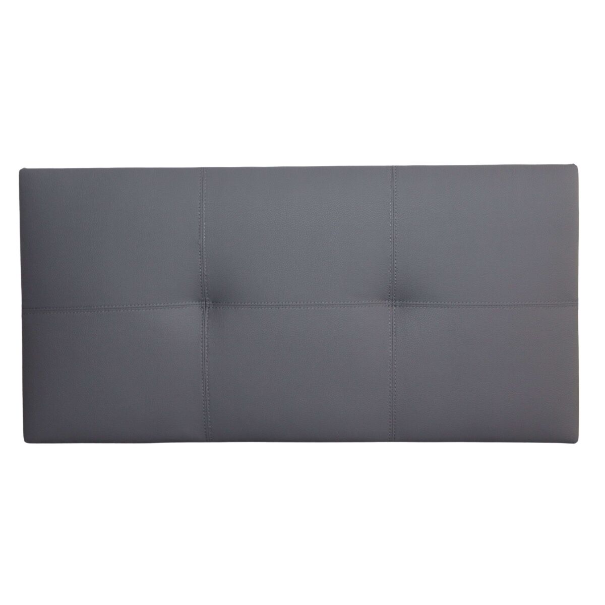 Cabecero Isabella Cama Individual de Polipiel 105 Gris
