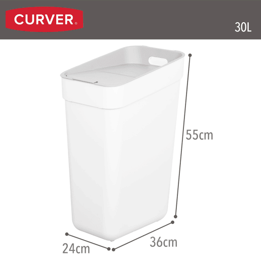 Curver Contentor de reciclagem Ready To Collect 30L branco