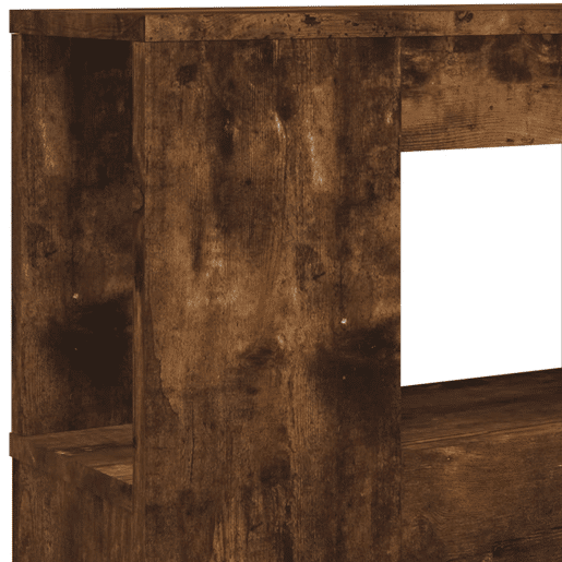vidaXL Cabeceira c LEDs 180x18,5x103,5 cm carvalho fumado vidaXL Cabeceira c LEDs 180x18,5x103,5 cm carvalho fumado