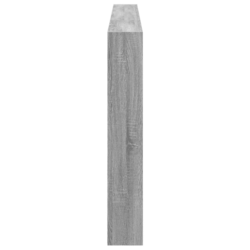 vidaXL Armário de cabeceira c luzes LED 220x17x102 cm cinzento sonoma vidaXL Armário de cabeceira c luzes LED 220x17x102 cm cinzento sonoma