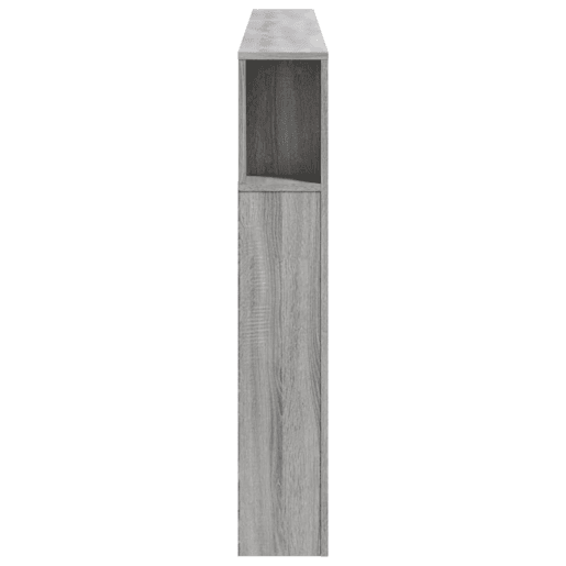 vidaXL Cabeceira c LEDs 200x18,5x103,5 cm deriv. madeira cinza sonoma vidaXL Cabeceira c LEDs 200x18,5x103,5 cm deriv. madeira cinza sonoma