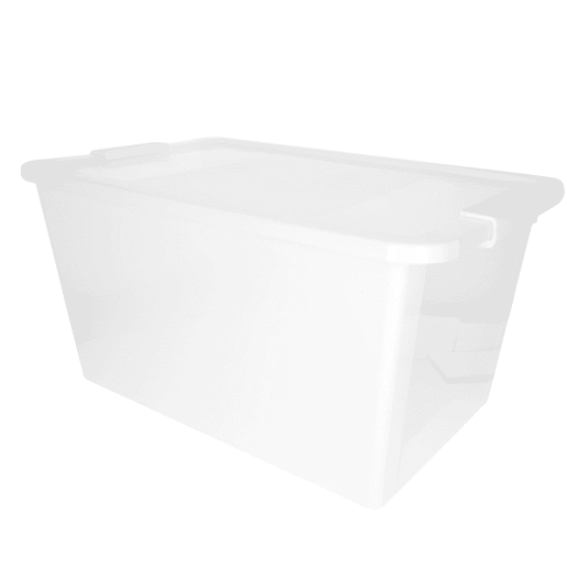 Curver Caixa de arrumação com tampa Bi-Box 40L branco