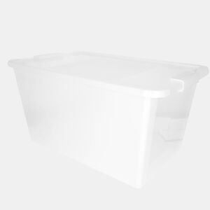 Curver Caixa de arrumação com tampa Bi-Box 40L branco