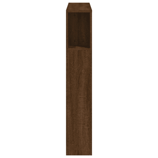 vidaXL Cabeceira c LEDs 100x18,5x103,5 cm carvalho castanho vidaXL Cabeceira c LEDs 100x18,5x103,5 cm carvalho castanho